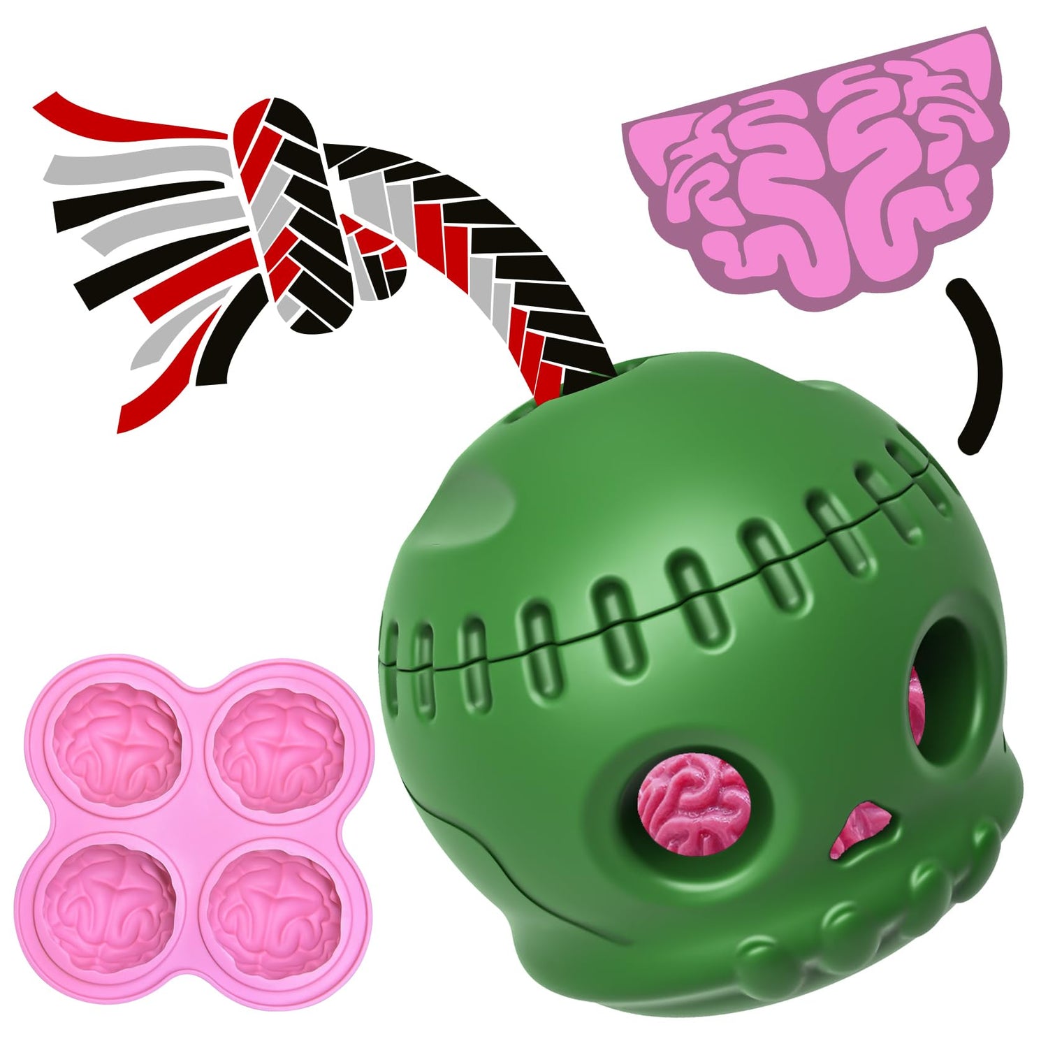 NUTUTIC Dog Toys for Aggressive Chewers Fillable Dog Toy