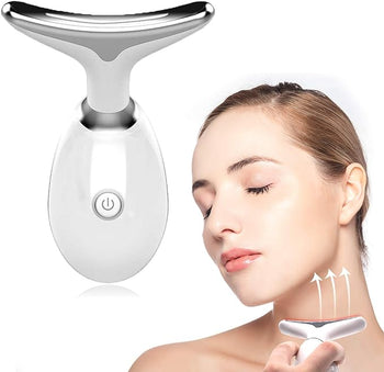 Beauty Facial Massager, 7 Color Wavy Acne Beauty Microcurrent Facial Device