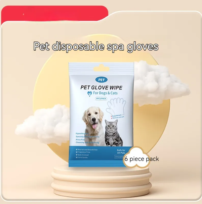 Pet Cleaning Gloves &amp; Wipes