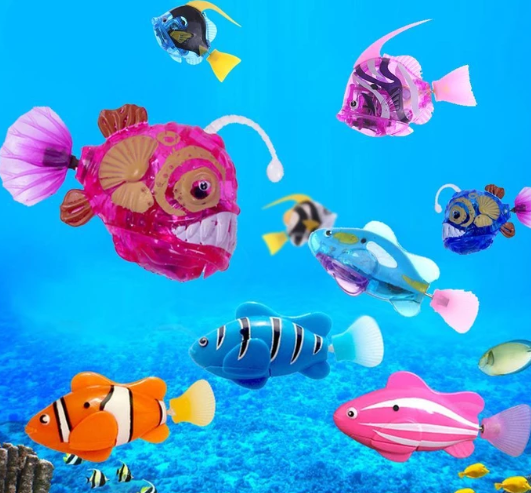 Electric Flash Swimming Fish