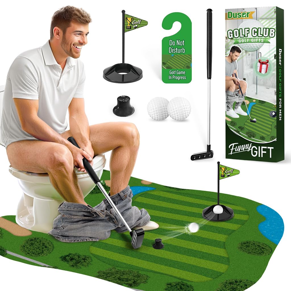 Toilet Golf Gifts for Men White Elephant Gifts for Adults